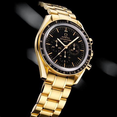 omega limited edition speedmaster|Omega Speedmaster 50th anniversary gold.